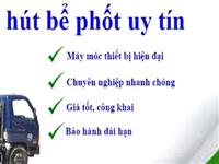 Hút bể phốt uy tín 