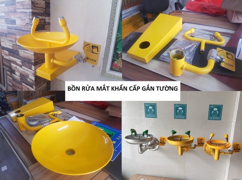 bồn rửa mắt khẩn cấp treo tường đáng mua