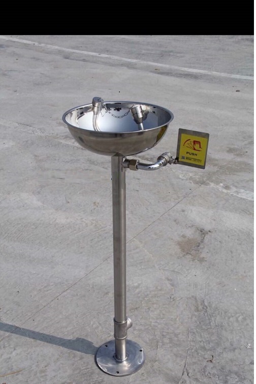 Bồn rửa mắt khẩn cấp loại đứng Inox