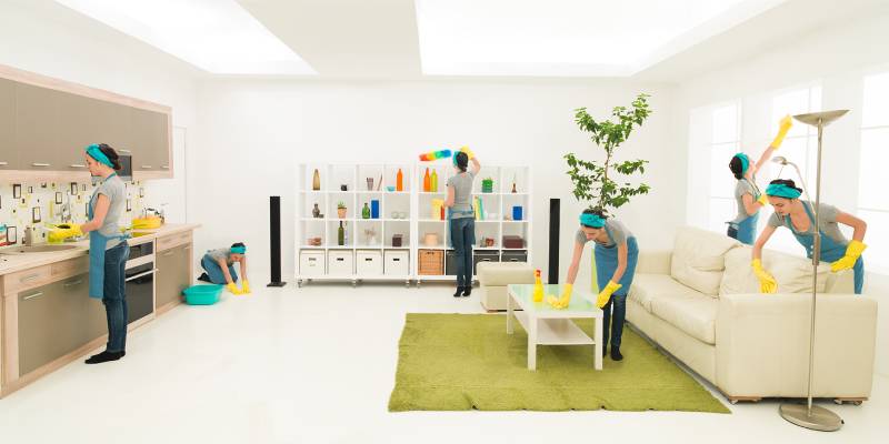 Dịch vụ vệ sinh nhà cửa theo giờ giá rẻ