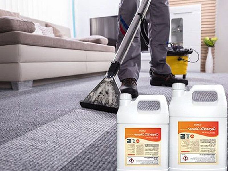 Các loại hóa chất giặt thảm văn phòng phổ biến nhất