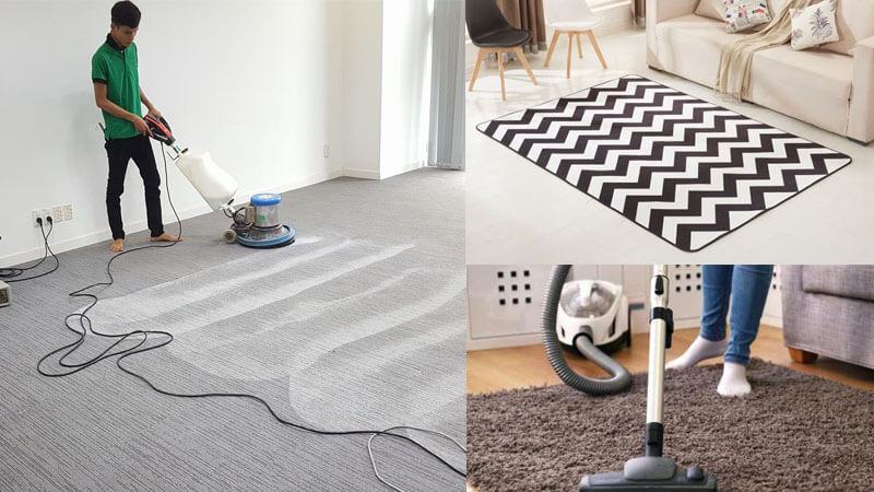 Cách giặt thảm văn phòng hiệu quả